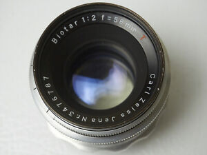 Carl Zeiss Jena Biotar 58mm f/2 T Exakta Mount Preset Lens 12-Blades *Serviced*