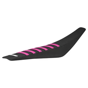 2020-2024 GPX Pitster FSE190 140 110 seat cover all BLACK/PINK ribs #483 - Foto 1 di 5