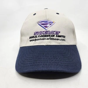 Super Set Bonsal Caribbean Limited Strapback Baseball Hat Cap Adjustable Beige - Picture 1 of 7