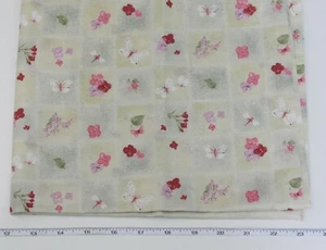 Hoffman International Garden Mist Butterfly Flower Floral Quilt Fabric 1 yard - Picture 1 of 5
