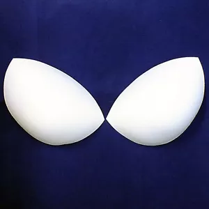 Soft Form Bra Cups Size: 34B, Color: White 1 pair, for cloth making like dress - Picture 1 of 5