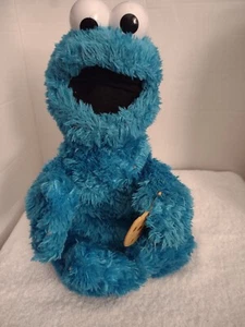16" Hasbro  Cookie Monster Talking Plush - Picture 1 of 6