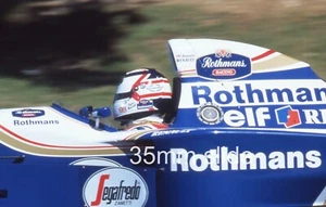 NIGEL MANSELL WILLIAMS FW16 35MM SLIDE 1994 PHOTO ICN STAND IN BRANDS HATCH 5 - Picture 1 of 2