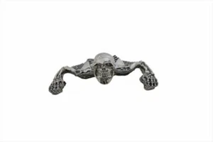 Spotlamp Ornament Skeleton for Harley 4-1/2" Headlight or 5-3/4" Visor Topper - Foto 1 di 3