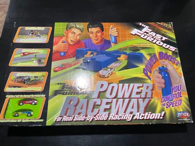 RACING CHAMPIONS FAST & FURIOUS POWER RACEWAY WITH 95 MITSUBISHI & 93 MAZDA RX-7 - Image 1 of 4