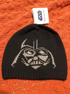 New HANNA ANDERSSON Star Wars Darth Vader Beanie Hat Size Youth Medium NWT - Picture 1 of 5
