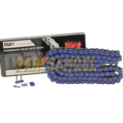 525 Blue O-Ring Chain 108 Links for Kawasaki Ninja ZX10R (ZX1000) 2006-2007  - Image 1 of 3