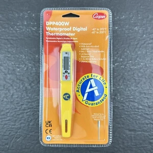 Cooper Waterproof Digital Thermometer DPP400W- New - Imagen 1 de 3