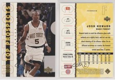 2003 Upper Deck UD Top Prospects Gold Collection /100 Josh Howard #25 Rookie RC
