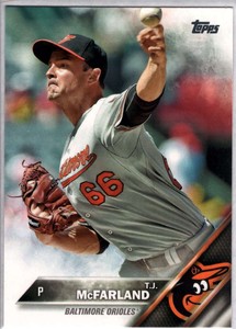 2016 Topps #526 T.J. McFarland Orioles NM-MT 