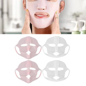 JY 4 Stück Silikon-Gesichtspackung Gesichtsmasken-Abdeckung Für Folienmaske - Bild 1 von 12