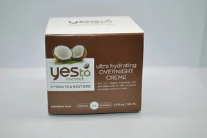 Yes to Coconut Ultra Hydrating Overnight Creme 1.7 fl oz (Pack of 1) - Picture 1 of 4