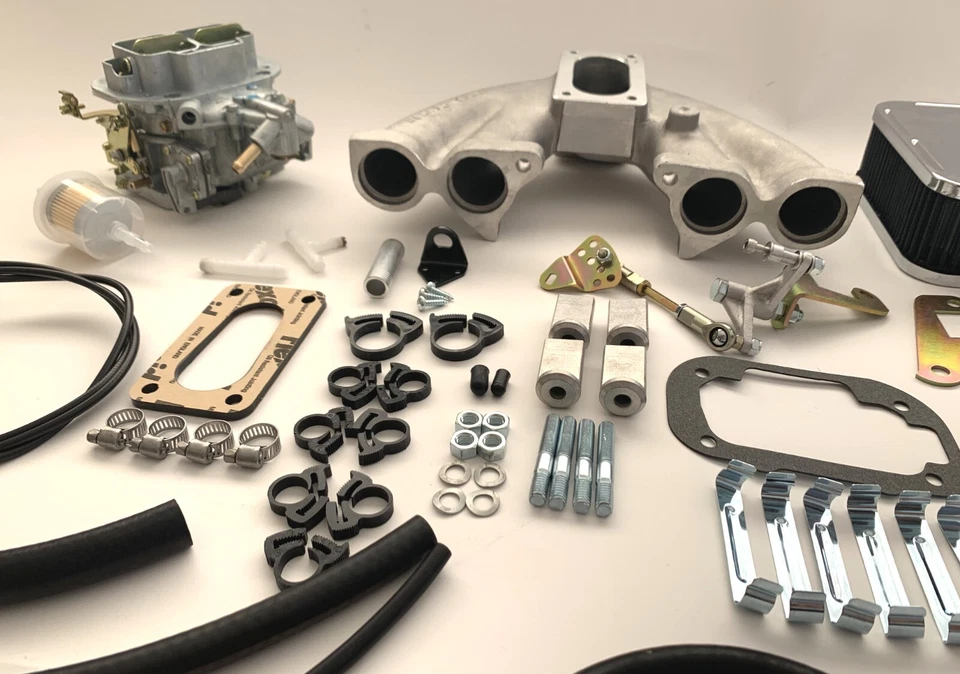 VOLVO PENTA B18 B20 32/36 DGV MANUELLE CHOKE WEBER VERGASER KIT - Bild 1 von 1