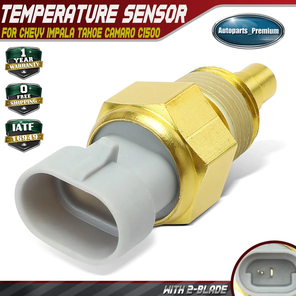 Transmisor de temperatura de refrigerante del motor para Chevy Impala Tahoe Camaro C1500 Suburban Foto 1 de 4
