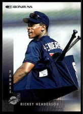 1997 Donruss #73 Rickey Henderson   San Diego Padres