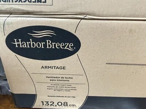Harbor Breeze Armitage Builder's Series 5-Blade Ceiling Fan Matte Black Finish - Picture 1 of 53