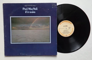 PAUL MACNEIL - IF IT RAINS LP JUST SUNSHINE RECORDS JSS-10 - Imagen 1 de 4