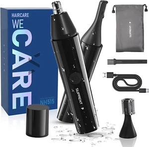 SUPRENT Nasenhaartrimmer für Männer Wiederaufladbar USB-C IPX7 Wasserdicht Kit Gesichtsbehandlung - Bild 1 von 18
