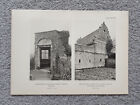 Garden house in Sudbury and Farm at Carleton St Peter - Antique Print - 1912