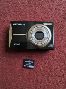 Olympus Digital Camera X-42 12.0MP Black (REAR DEAD PIXELS) - Picture 1 of 16
