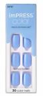 Kiss Impress Nail Kit Press On Gel Blue Pure Fit 015 Baby Why So Blue One Step