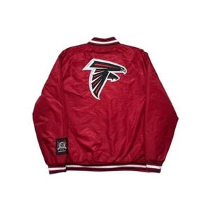 Atlanta Falcons Button-Up Bomber Jacket Brand New - Picture 1 of 8