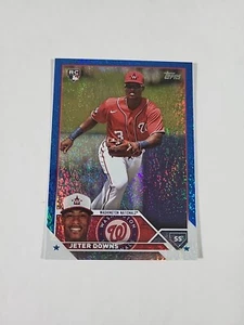 2023 TOPPS UPDATE JETER DOWNS Blue /999 US145 RC - Picture 1 of 3