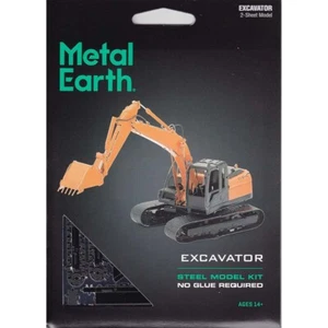 Modelo Tierra de Metal: Excavadora - Color 3D Corte Láser Modelo Acero Kit Fascinaciones - Imagen 1 de 4