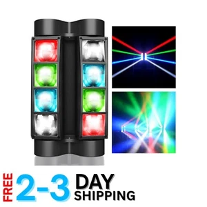 Moving Head DJ Light ABS 8x3W RGBW Sound Activated DMX Control for Events Par... - Picture 1 of 11