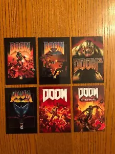 DOOM fridge magnets Classic games gamer stuff locker decor demons fandom - Picture 1 of 7