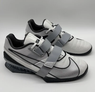 Nike Romaleos 4 SE Para hombres Talla 10 Zapatos de Levantamiento de Pesas Blanco/Gris Lobo FZ8663-100 Foto 1 de 4
