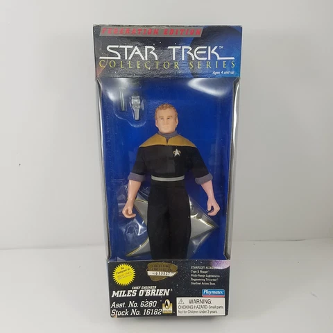 1995 Playmates Federation Edition Star Trek Collector Series MILES O'BRIEN Cover