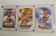 Set Of 3 Autographed Tony Stewart Trading Cards