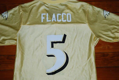 Camiseta amarilla para mujer #5 Joe Flacco NFL Baltimore Ravens (grande) Foto 1 de 4