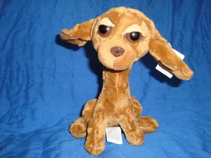 Carlton Cards Twisted Whiskers Brown Dog Plush 7" Tall - Imagen 1 de 7