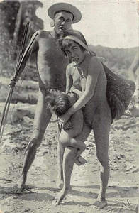 Brasilien - Rio Doce - E. do Espirito Santo - Indios Botucudos - Familia - Hrsg. Weis - Bild 1 von 2