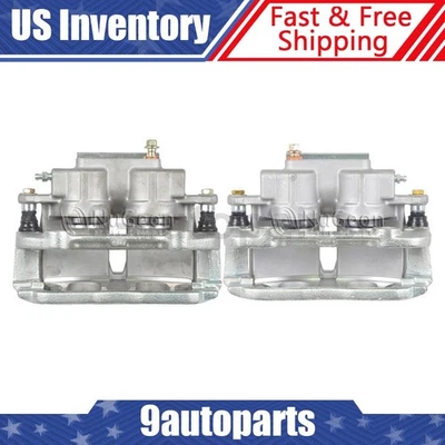 Par de pinças de freio dianteiro para 2005 2006 2007 2008 2009 2010 Chevrolet Corvette - Imagem 1 de 4