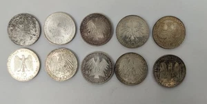 10x 10 DM echt Silber Deutsche Mark Münze Gedenkmünze Olympia u.a 1972-1994 - Bild 1 von 12