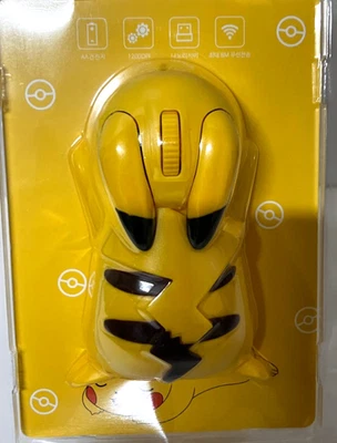 Pokemon Pikachu Bluetooth 5.2+8M Speed+Nano Wireless Mouse 1200 DPI - Image 1 of 4