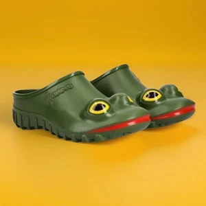Scarpe zoccoli rana verde JW Anderson x Wellipets taglia 7 US - Foto 1 di 6