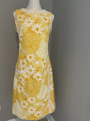 THE LILLY Pulitzer SHIFT 10 8 6 RARAS MAMÁS de colección años 70 Foto 1 de 4