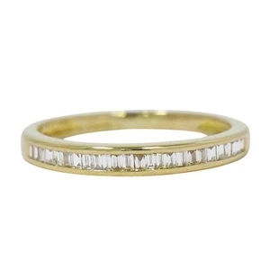 Anillo de diamantes de oro amarillo 750 EE. UU. 5,5 1,8 g - Imagen 1 de 9