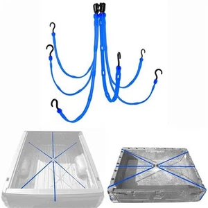 The Perfect Bungee FW36-6BL Flex-Web Bungee Cargo Net in Blue (up to 144in x 144 - Picture 1 of 7