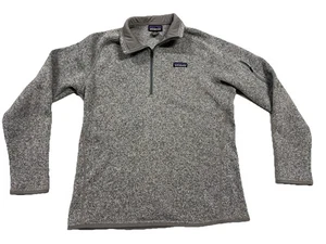 Patagonia Better Sweater XL grau Quarter Zip Fleecepullover Damen - Bild 1 von 7