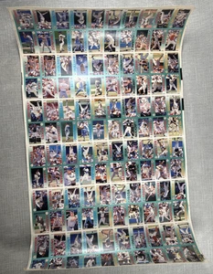 1992 Fleer Baseball Uncut Sheet Stars & Rookies Slight Moldy Corner See Photos - Bild 1 von 6