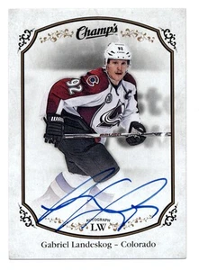 2015-16 Upper Deck Champ's Autographs #189 Gabriel Landeskog SP Auto - NM-MT - Picture 1 of 2