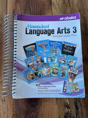 Abeka Language Arts 3 Curriculum Lesson Plans Homeschool Teacher - Image 1 of 4