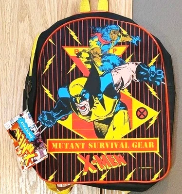 VINTAGE 1994 X-MEN MARVEL MUTANT SURVIVAL GEAR BACKPACK BAG NEW WITH TAG - Image 1 of 4