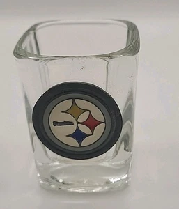 Pittsburgh Steelers 2 oz vaso cuadrado con logotipo coleccionable diseño raro  - Imagen 1 de 4