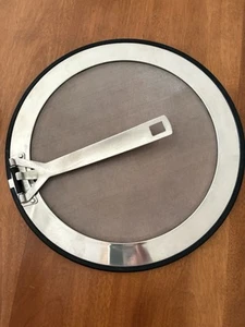 Le Creuset Spritzschutz Sichtschutz BS 51 Deckel Edelstahl 10 1/4 bis 12" - Bild 1 von 5